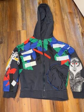 Kenzo Kids Animal Zipup Hoodie 6A/116